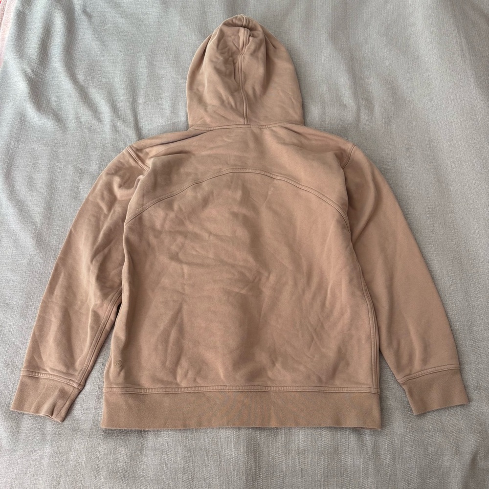 Lululemon Athletica Beige sweatshirt pullover Hoodie - Picture 2 of 5
